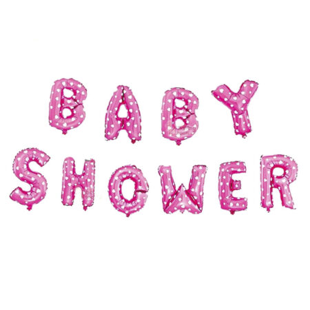Girl Baby Shower Letter Balloon