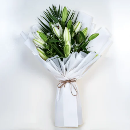 White Liliy Bouquet