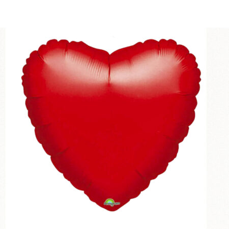 Red Heart Shape Foil Balloon