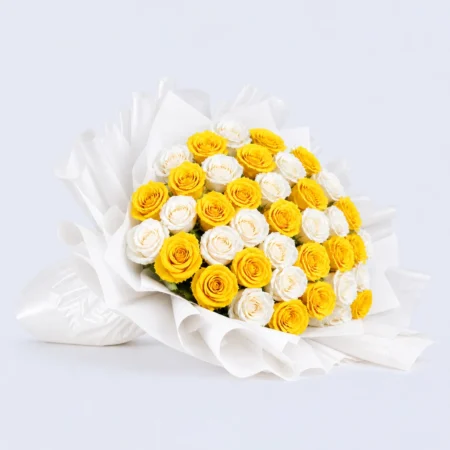 30 Yellow & White Bouquet
