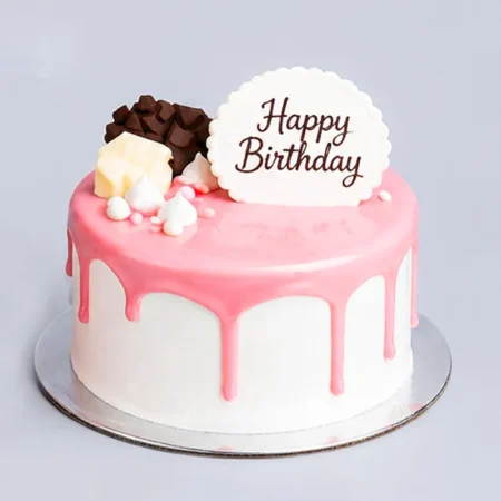 Pink Choco Truffle Cake