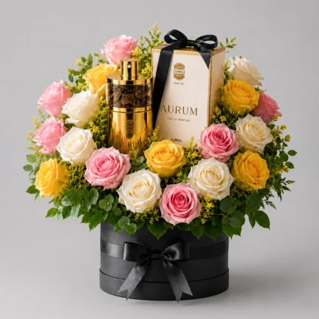 Flower Hamper with Perfume